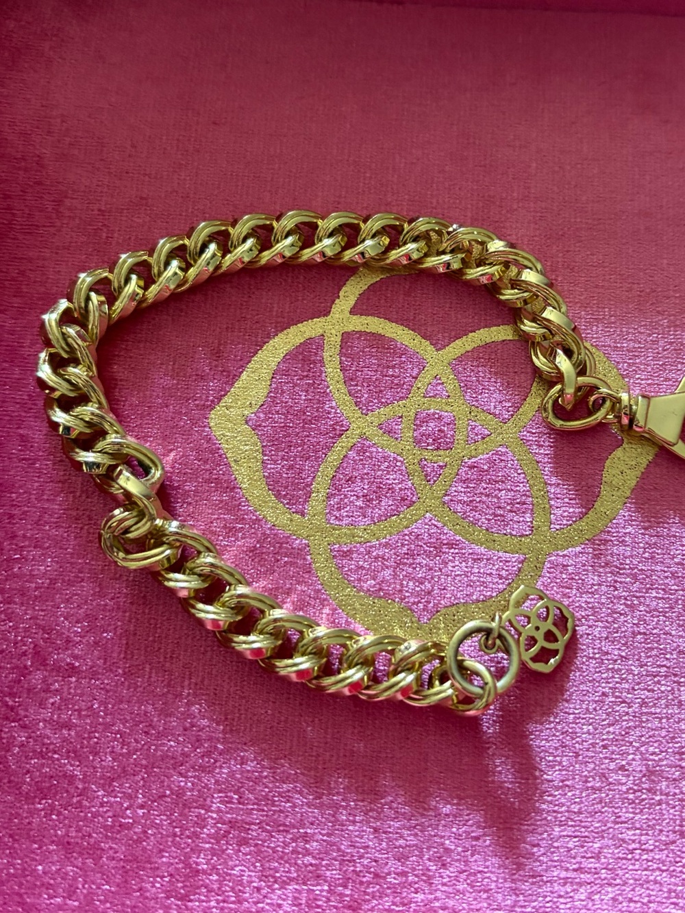 Kendra Scott Gold Curb Chain Bracelet